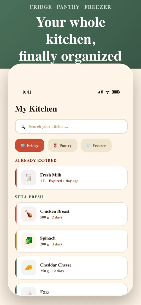 SuperSuri pantry screen